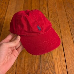 Polo Ralph Lauren Baby Red Baseball Hat Cap